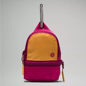 Lululemon City Adventurer Backpack Nano- Mango Dream/Raspberry Coulis/Wild Berry